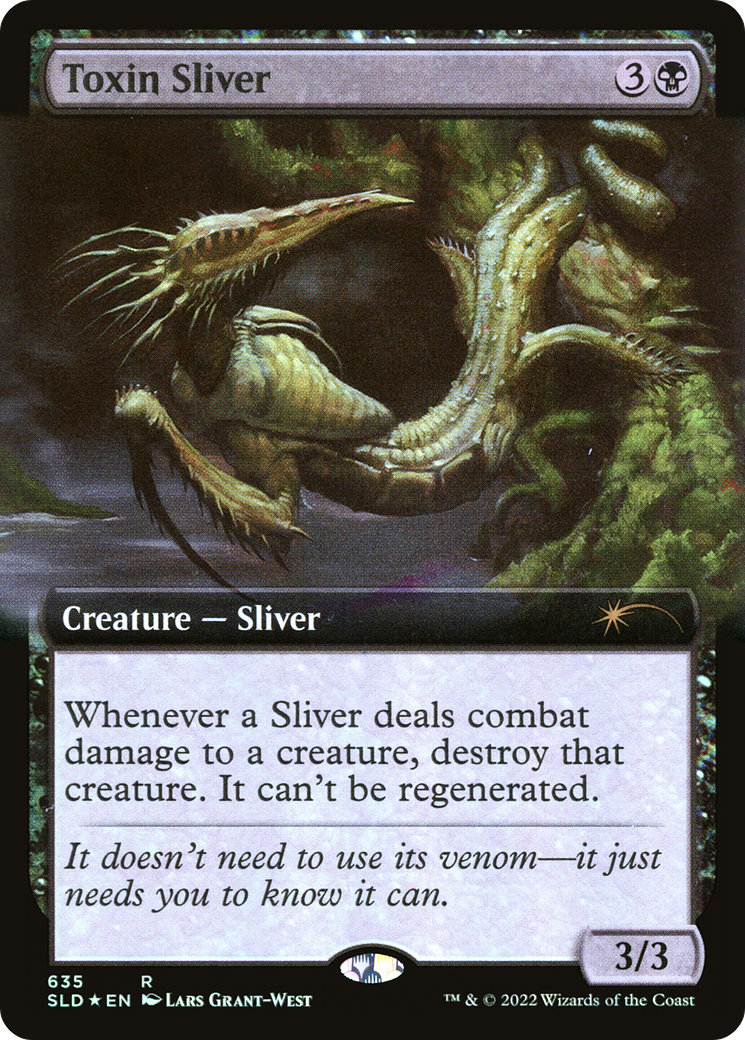 Toxin Sliver (Extended Art) [Secret Lair Drop Promos] | GnG Games