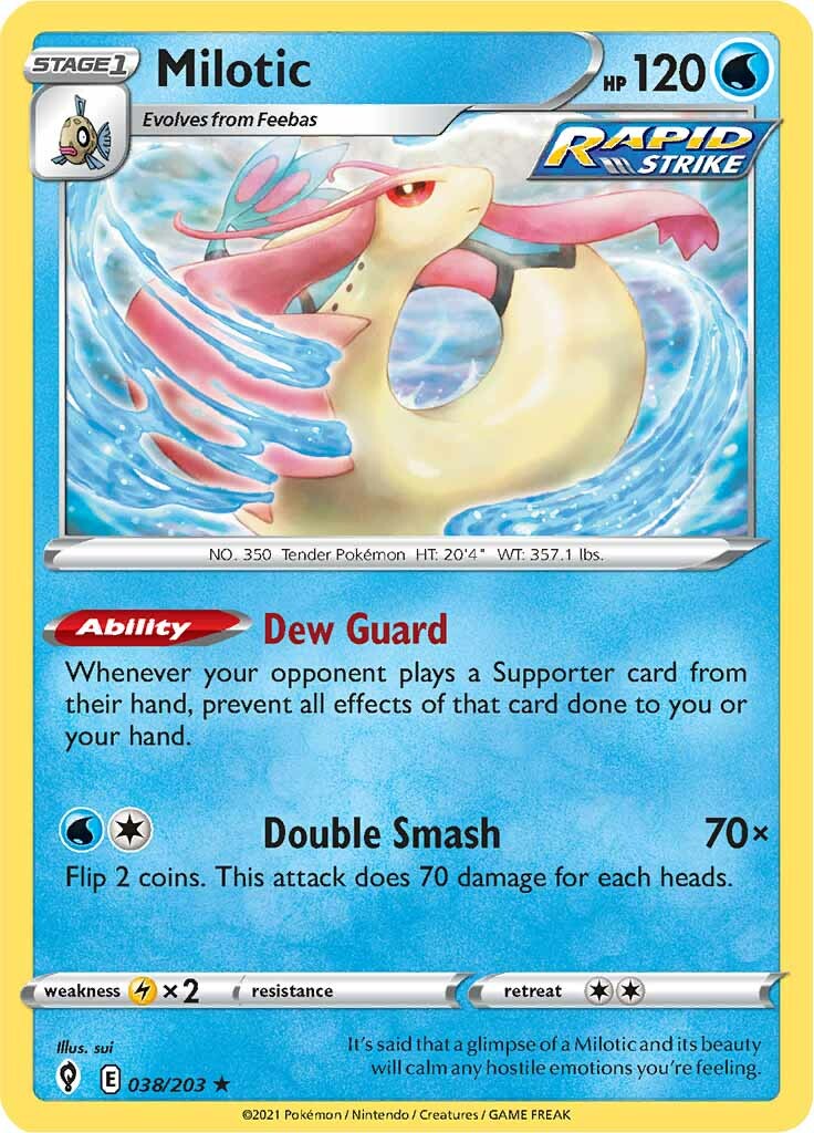 Milotic (038/203) [Sword & Shield: Evolving Skies] | GnG Games