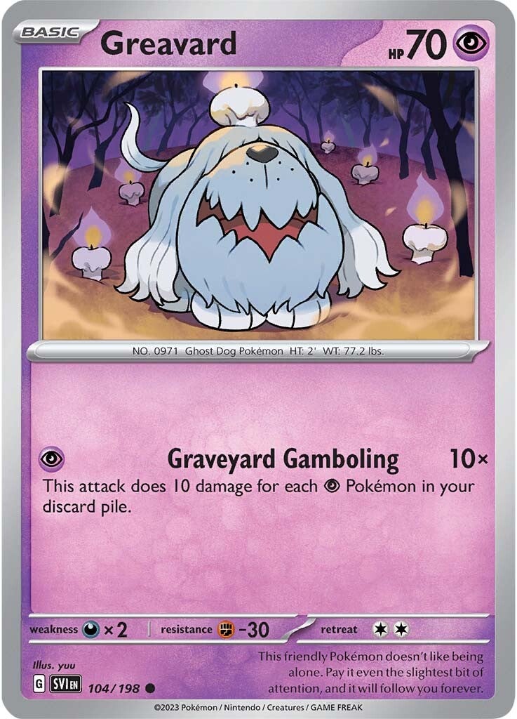 Greavard (104/198) [Scarlet & Violet: Base Set] | GnG Games