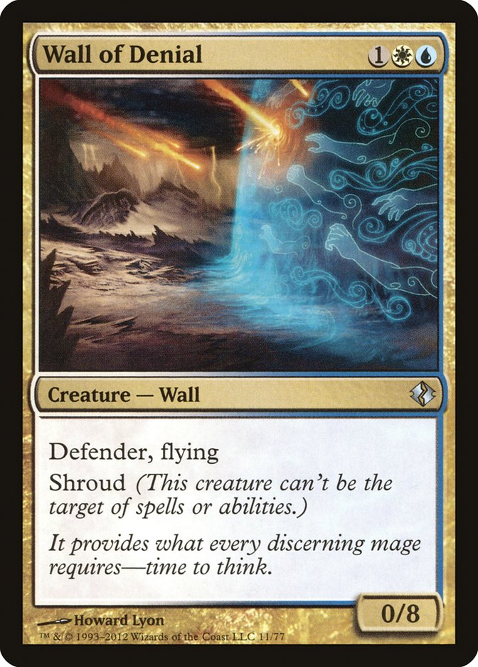 Wall of Denial [Duel Decks: Venser vs. Koth] | GnG Games