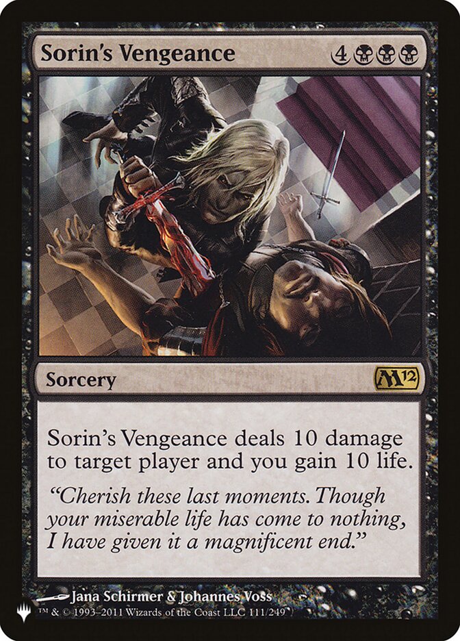 Sorin's Vengeance [The List] | GnG Games