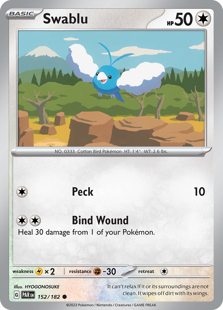 Swablu (152/182) [Scarlet & Violet: Paradox Rift] | GnG Games