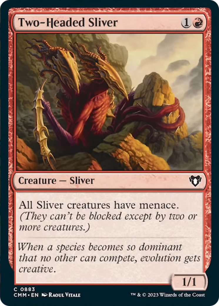 Two-Headed Sliver [Commander Masters] | GnG Games