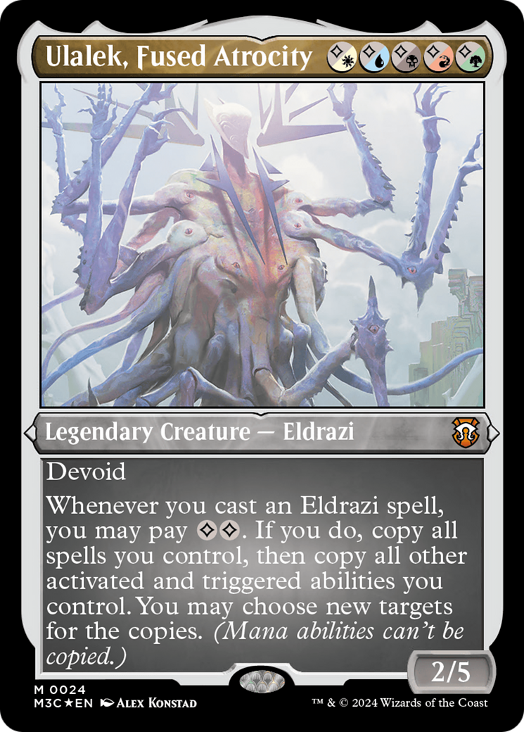 Ulalek, Fused Atrocity (Foil Etched) [Modern Horizons 3 Commander] | GnG Games