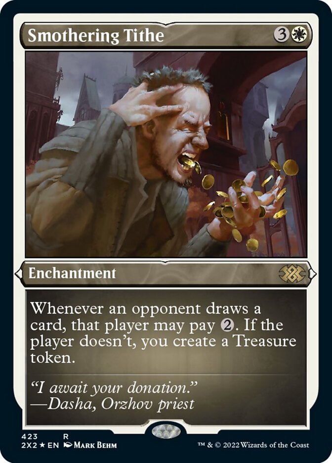 Smothering Tithe (Foil Etched) [Double Masters 2022] | GnG Games