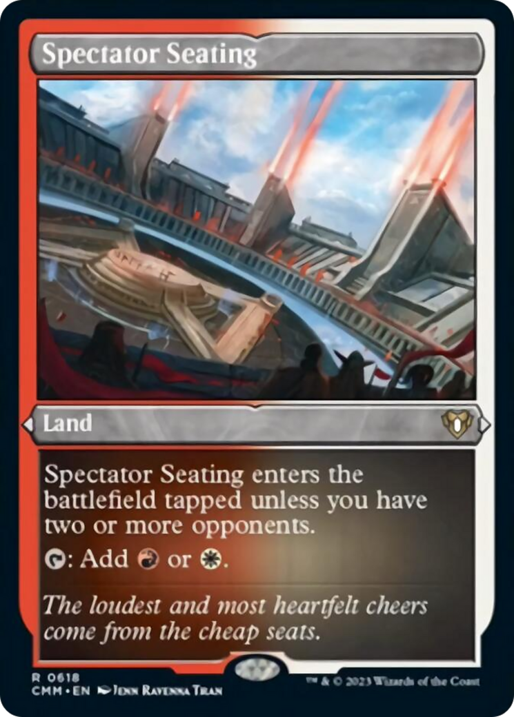 Spectator Seating (Foil Etched) [Commander Masters] | GnG Games