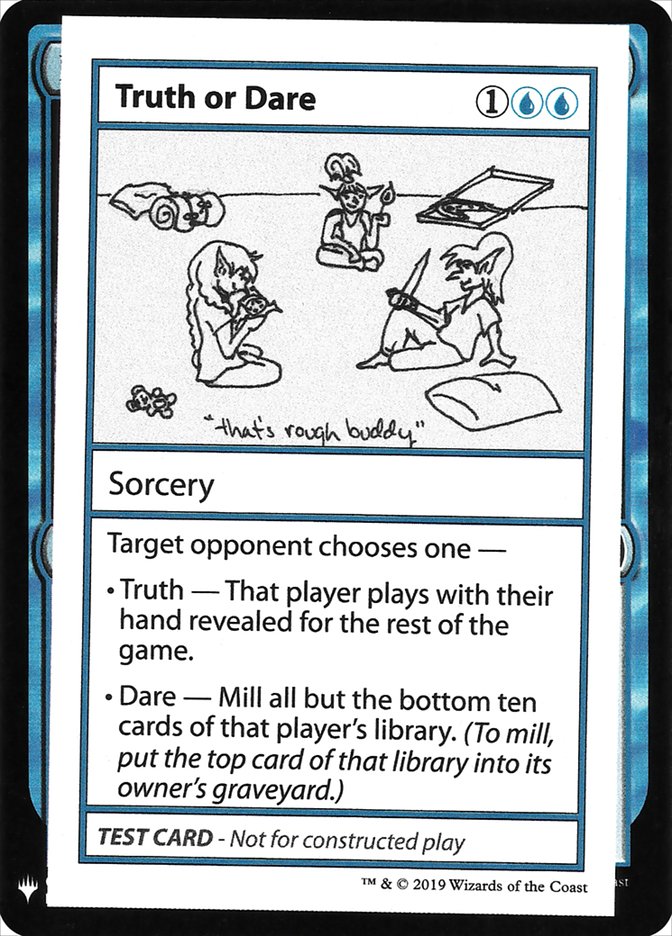 Truth or Dare [Mystery Booster Playtest Cards] | GnG Games