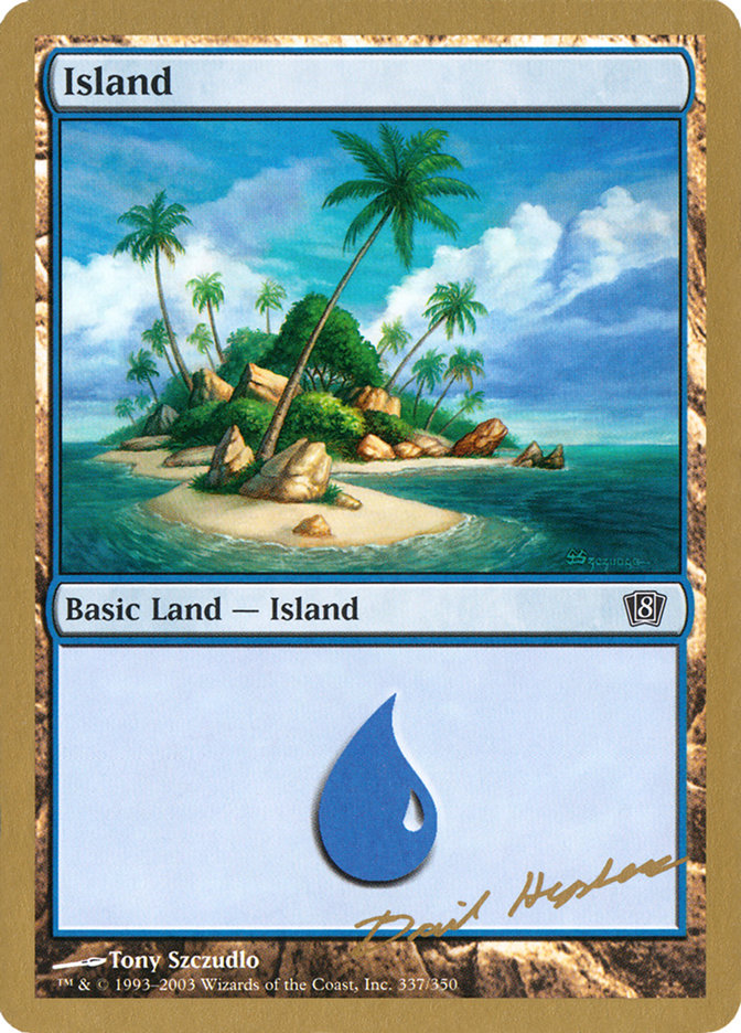 Island (dh337) (Dave Humpherys) [World Championship Decks 2003] | GnG Games