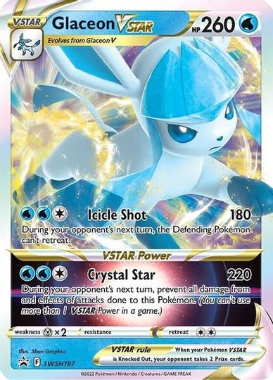 Glaceon VSTAR (SWSH197) [Sword & Shield: Black Star Promos] | GnG Games