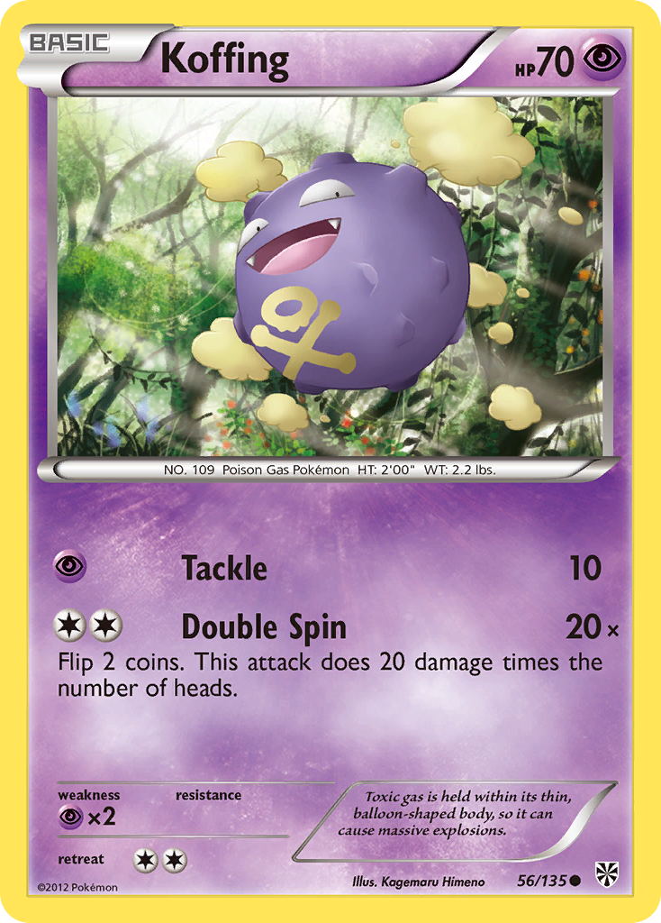 Koffing (56/135) [Black & White: Plasma Storm] | GnG Games