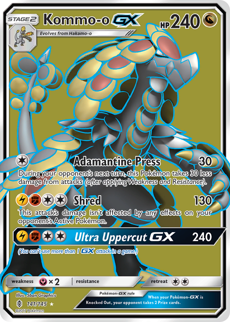 Kommo-o GX (141/145) [Sun & Moon: Guardians Rising] | GnG Games