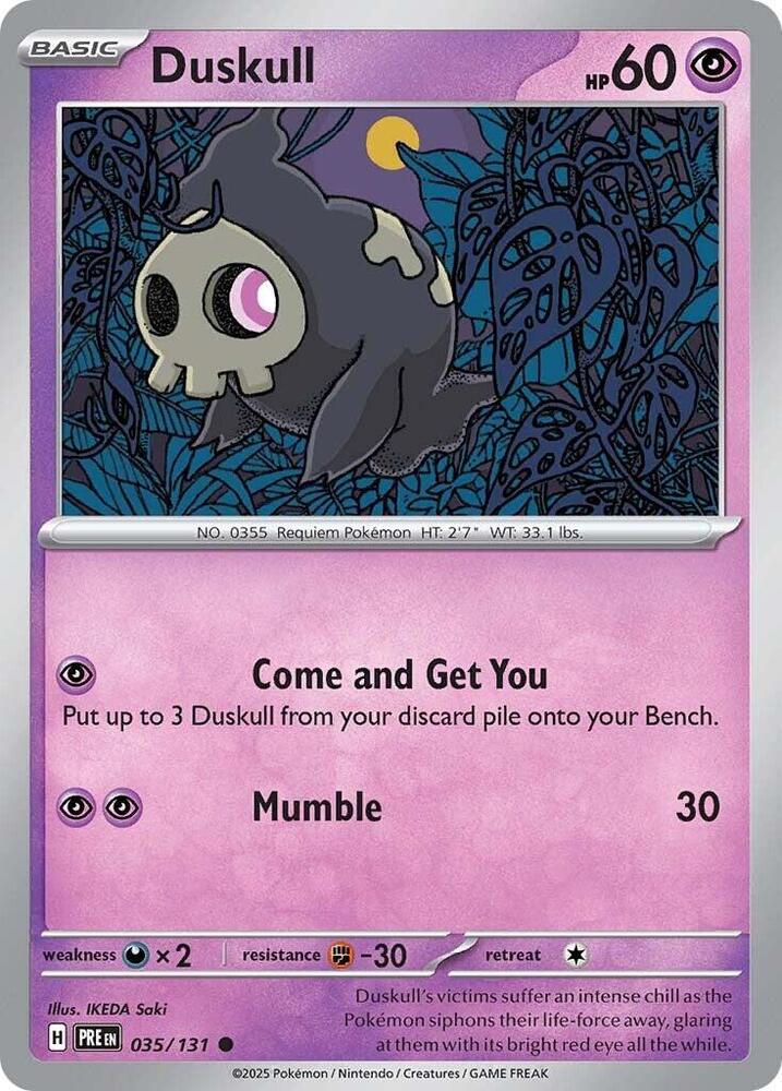 Duskull (035/131) [Scarlet & Violet: Prismatic Evolutions] | GnG Games