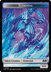 Elemental // Food (0013) Double-Sided Token [Wilds of Eldraine Tokens] | GnG Games