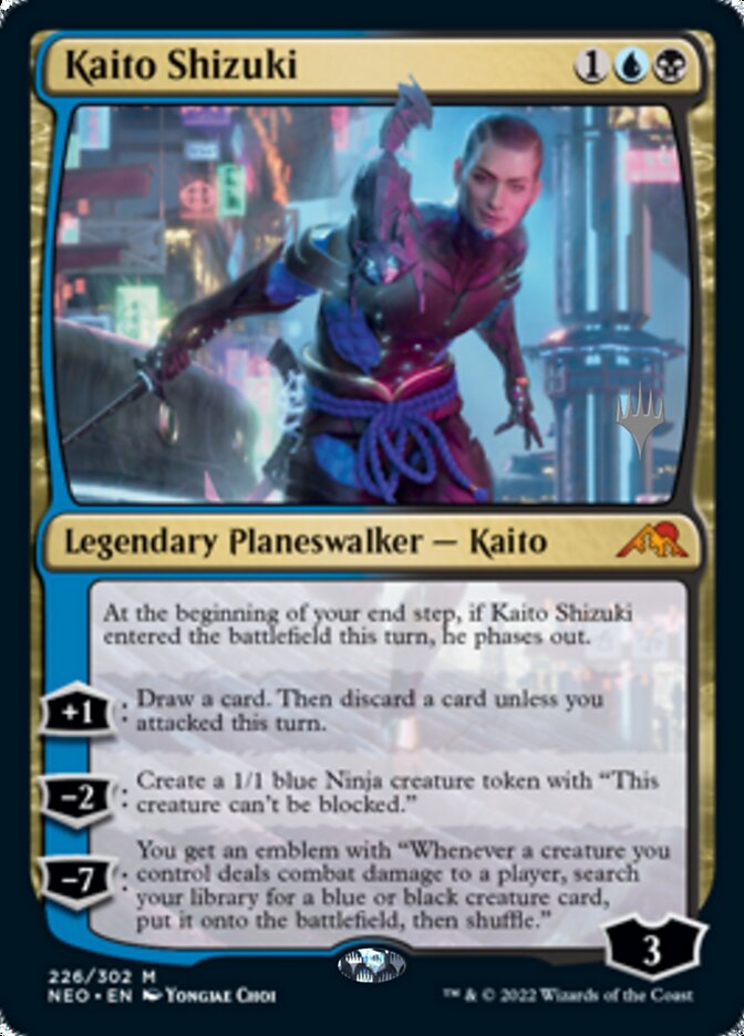 Kaito Shizuki (Promo Pack) [Kamigawa: Neon Dynasty Promos] | GnG Games