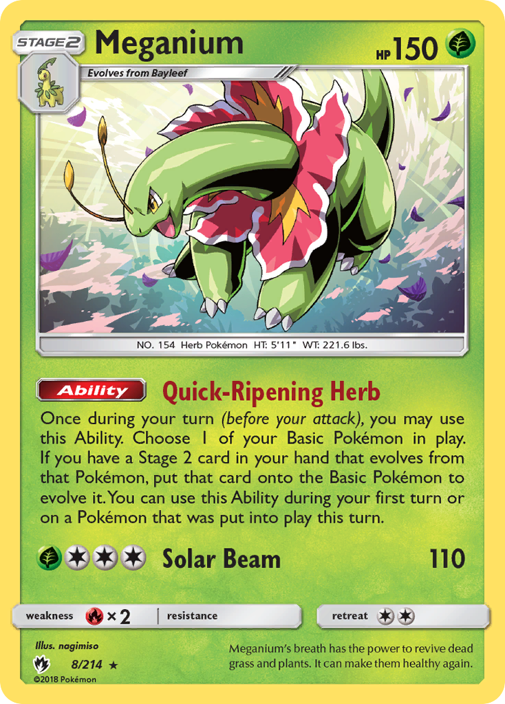 Meganium (8/214) [Sun & Moon: Lost Thunder] | GnG Games