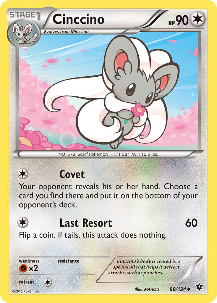 Cinccino (88/124) [XY: Fates Collide] | GnG Games