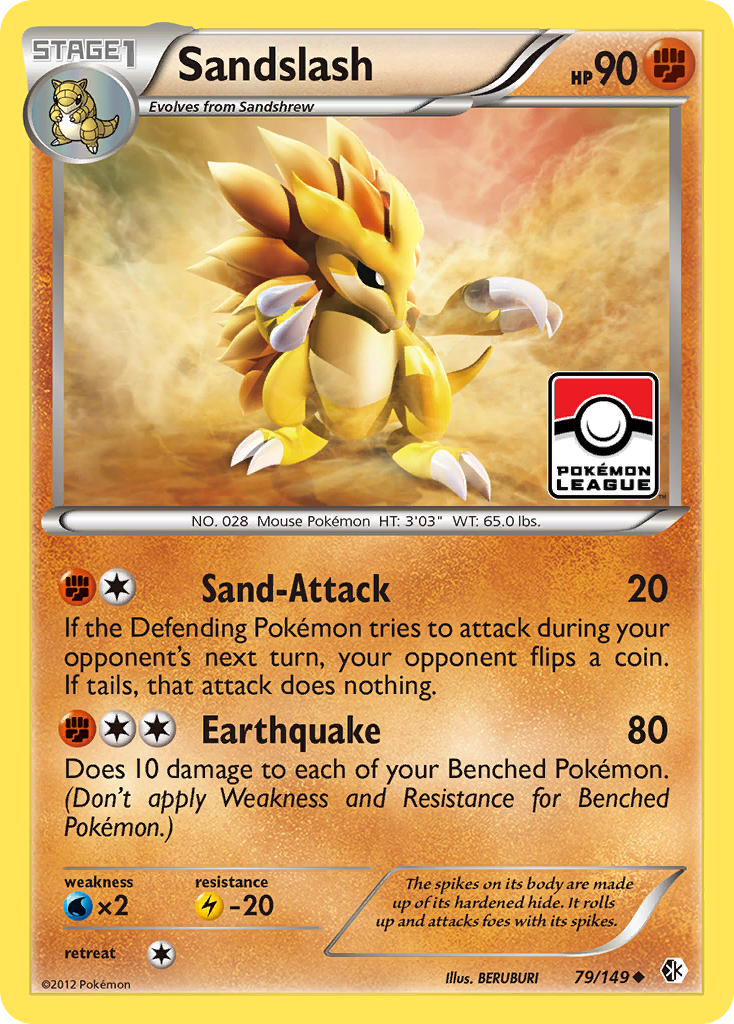 Sandslash (79/149) [Black & White: Boundaries Crossed] | GnG Games