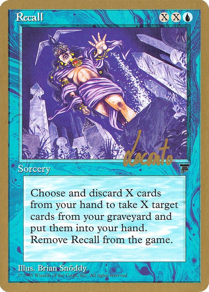 Recall (Michael Loconto) [Pro Tour Collector Set] | GnG Games