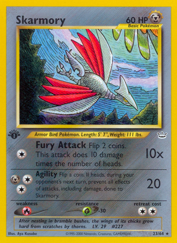 Skarmory (23/64) [Neo Revelation 1st Edition] | GnG Games