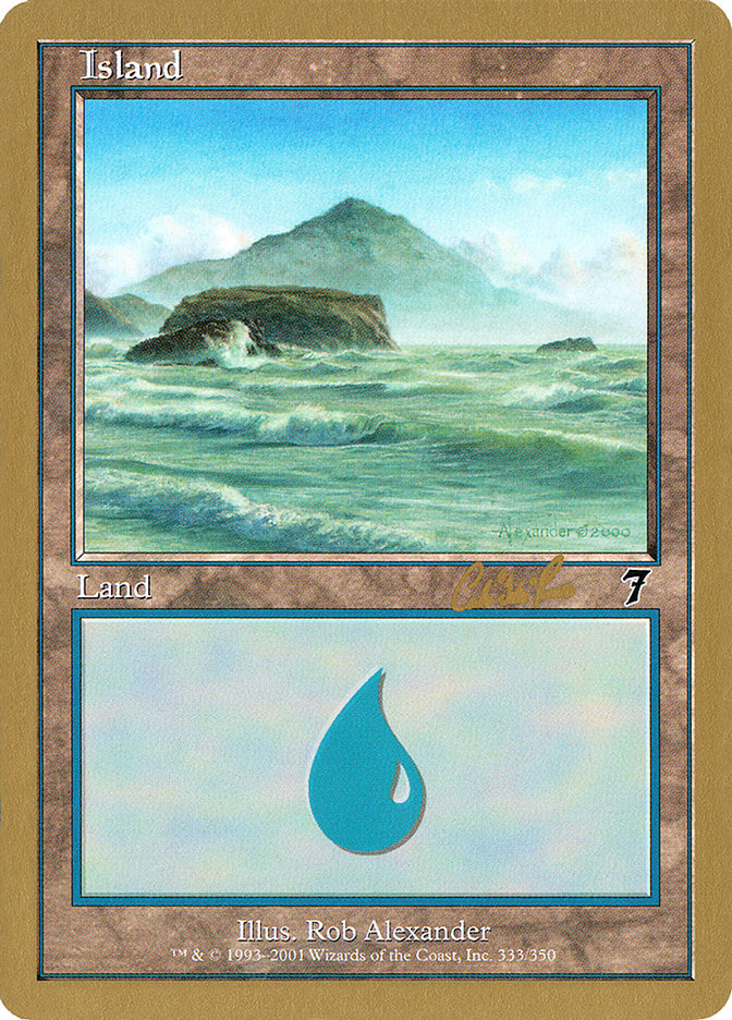 Island (cr333) (Carlos Romao) [World Championship Decks 2002] | GnG Games