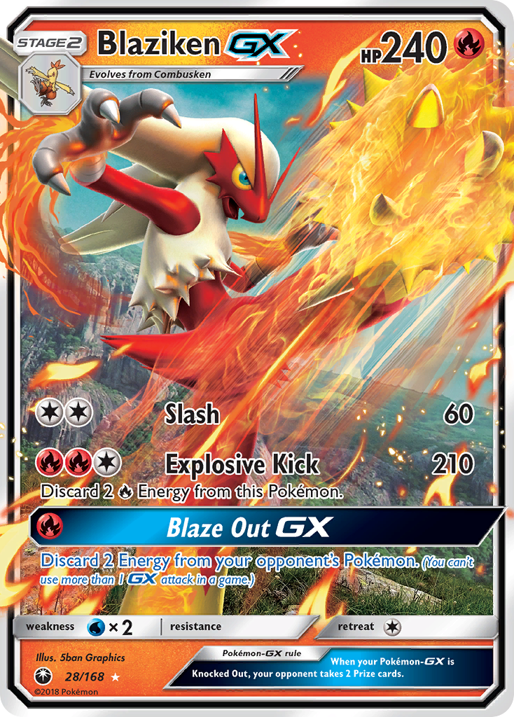 Blaziken GX (28/168) [Sun & Moon: Celestial Storm] | GnG Games