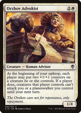 Orzhov Advokist [Commander 2016] | GnG Games