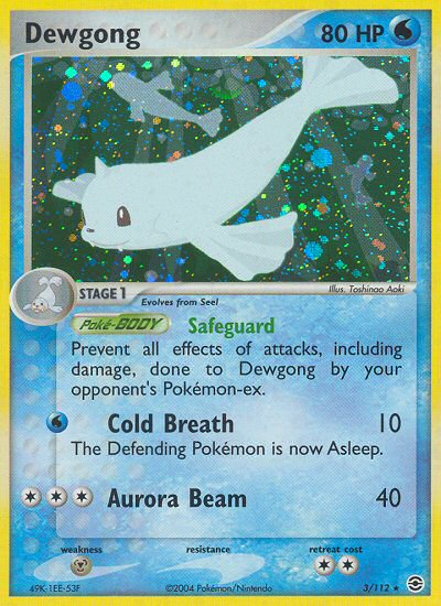 Dewgong (3/112) [EX: FireRed & LeafGreen] | GnG Games