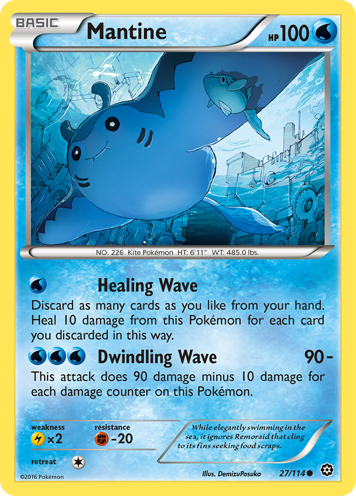 Mantine (27/114) [XY: Steam Siege] | GnG Games