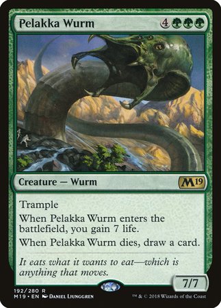 Pelakka Wurm [Core Set 2019] | GnG Games