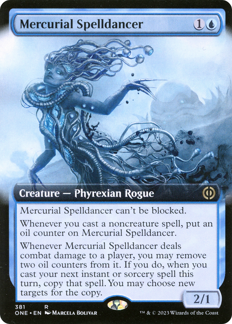 Mercurial Spelldancer (Extended Art) [Phyrexia: All Will Be One] | GnG Games