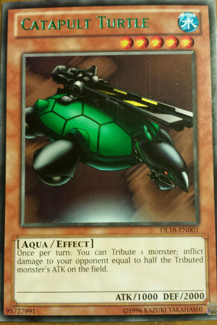 Catapult Turtle (Green) [DL18-EN001] Rare | GnG Games