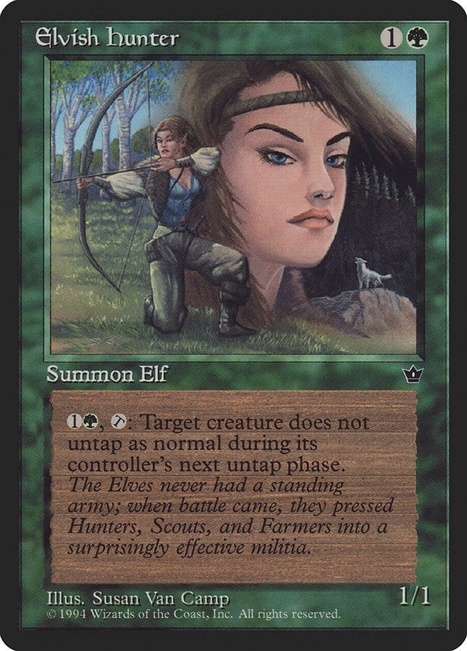 Elvish Hunter (Susan Van Camp) [Fallen Empires] | GnG Games