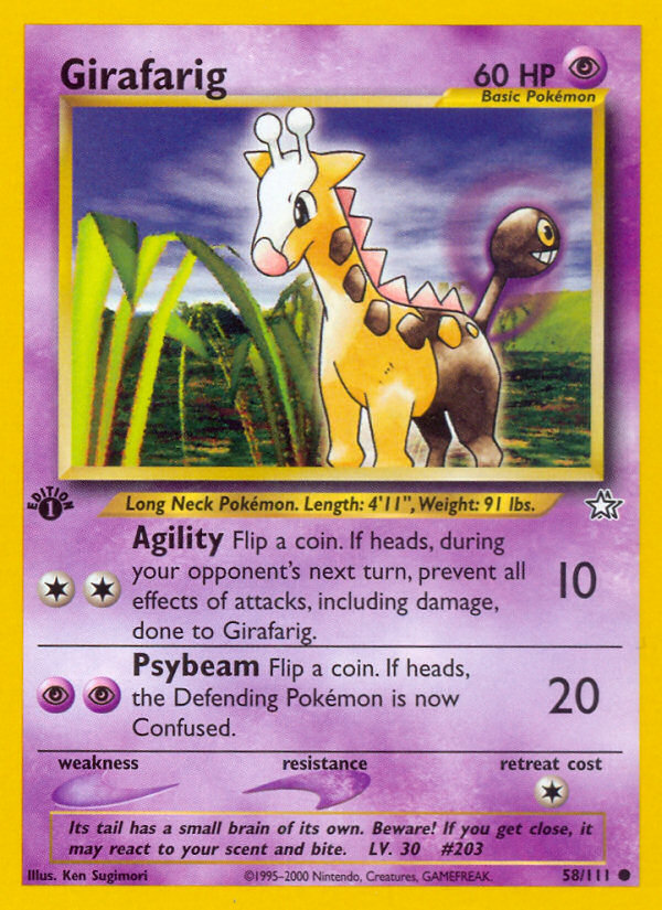 Girafarig (58/111) [Neo Genesis 1st Edition] | GnG Games