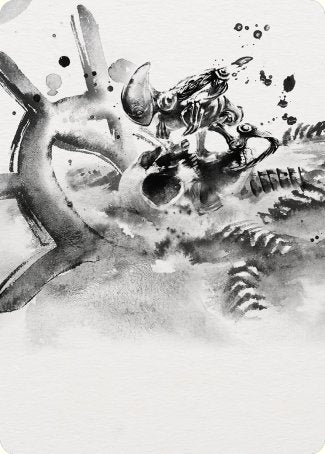 Myr Convert Art Card [Phyrexia: All Will Be One Art Series] | GnG Games