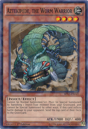 Aztekipede, the Worm Warrior (Shatterfoil) [BP03-EN041] Rare | GnG Games