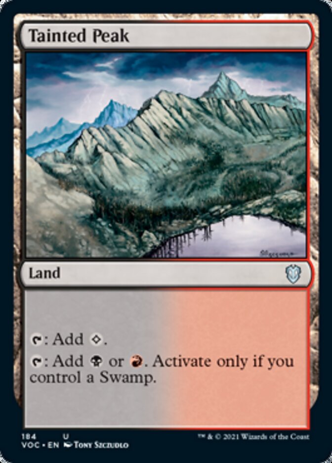 Tainted Peak [Innistrad: Crimson Vow Commander] | GnG Games