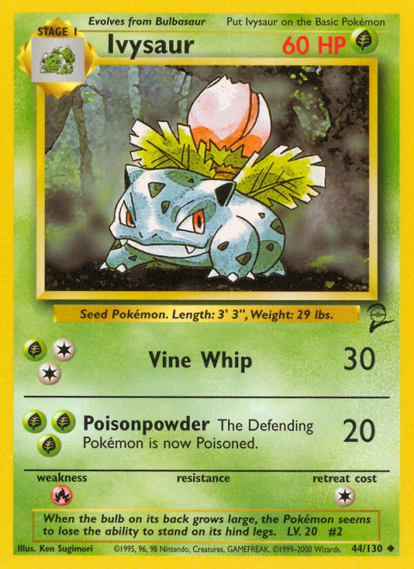 Ivysaur (44/130) [Base Set 2] | GnG Games