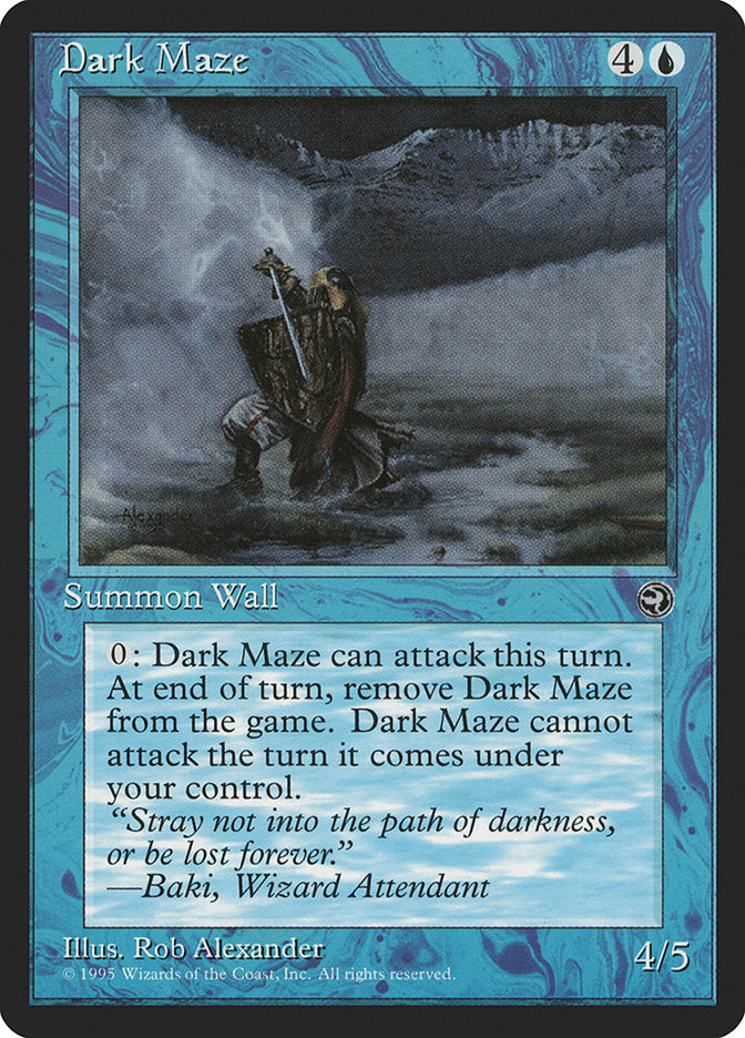 Dark Maze (Baki Flavor Text) [Homelands] | GnG Games