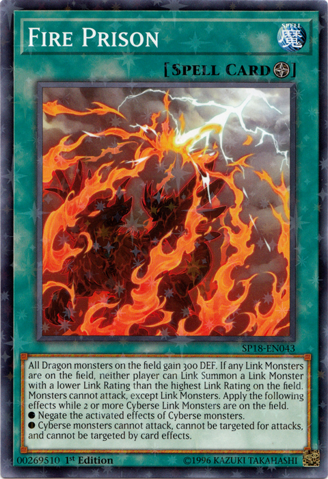 Fire Prison (Starfoil) [SP18-EN043] Starfoil Rare | GnG Games