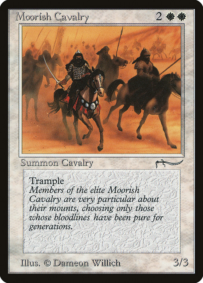 Moorish Cavalry (Light Mana Cost) [Arabian Nights] | GnG Games