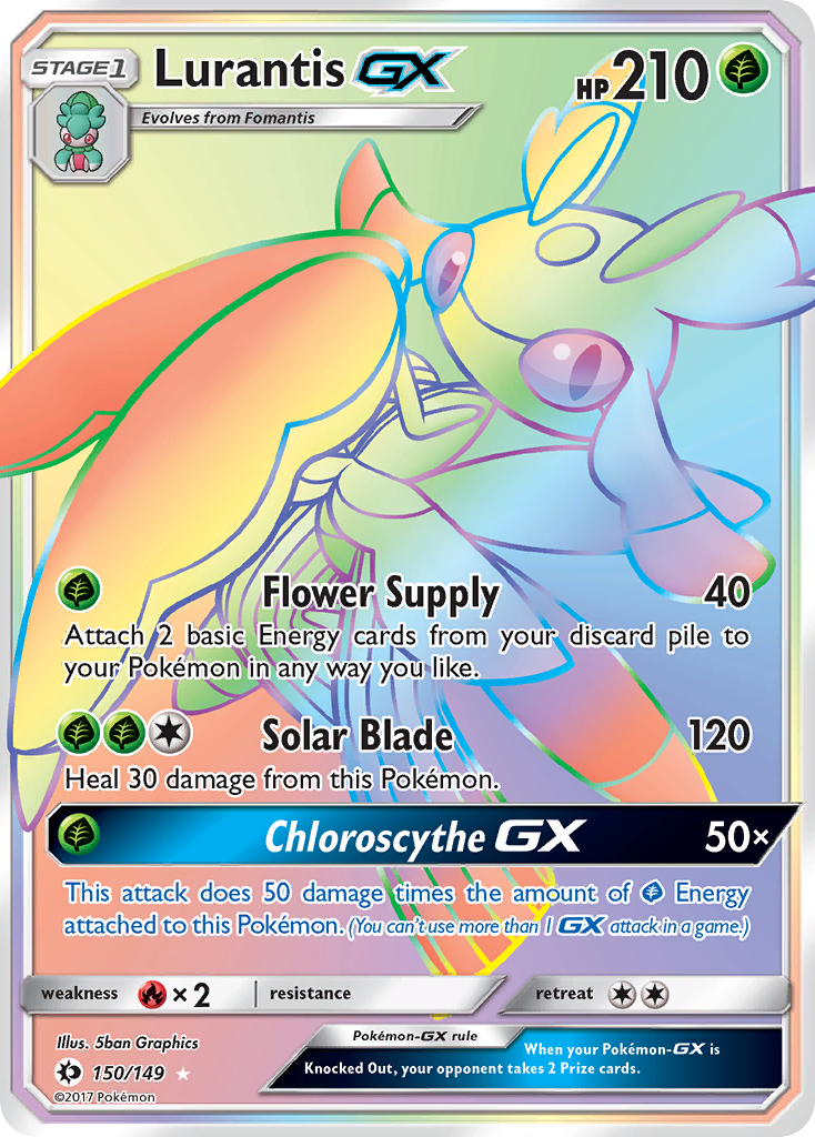 Lurantis GX (150/149) [Sun & Moon: Base Set] | GnG Games