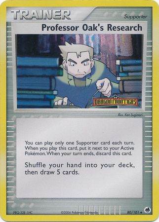 Professor Oak's Research (80/101) (Stamped) [EX: Dragon Frontiers] | GnG Games