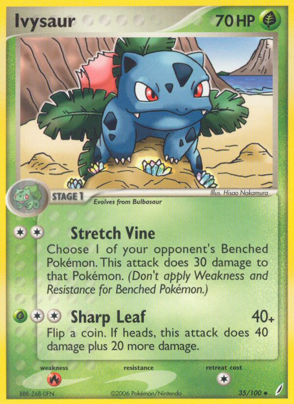 Ivysaur (35/100) [EX: Crystal Guardians] | GnG Games