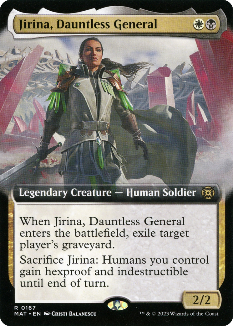 Jirina, Dauntless General (Extended Art) [March of the Machine: The Aftermath] | GnG Games