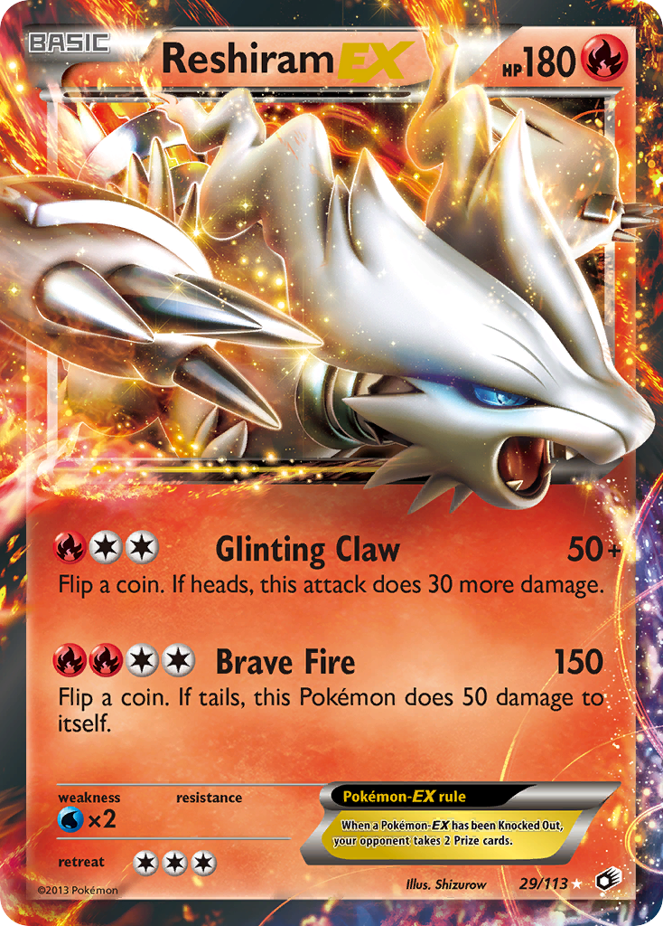 Reshiram EX (29/113) [Black & White: Legendary Treasures] | GnG Games