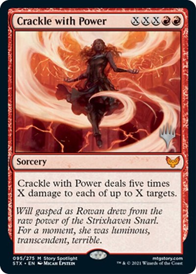 Crackle with Power (Promo Pack) [Strixhaven: School of Mages Promos] | GnG Games