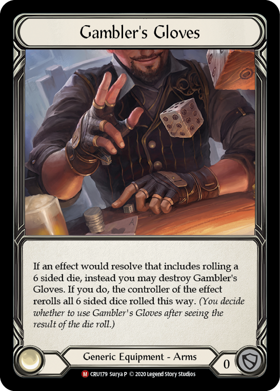 Gambler's Gloves [CRU179] (Crucible of War)  1st Edition Normal | GnG Games