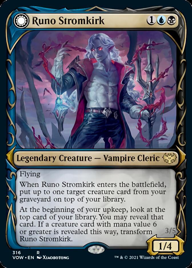 Runo Stromkirk // Krothuss, Lord of the Deep (Showcase Fang Frame) [Innistrad: Crimson Vow] | GnG Games