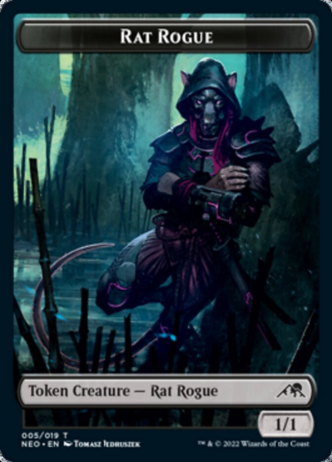 Rat Rogue Token [Kamigawa: Neon Dynasty Tokens] | GnG Games