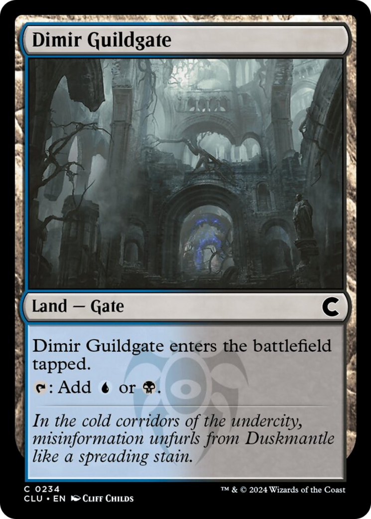 Dimir Guildgate [Ravnica: Clue Edition] | GnG Games